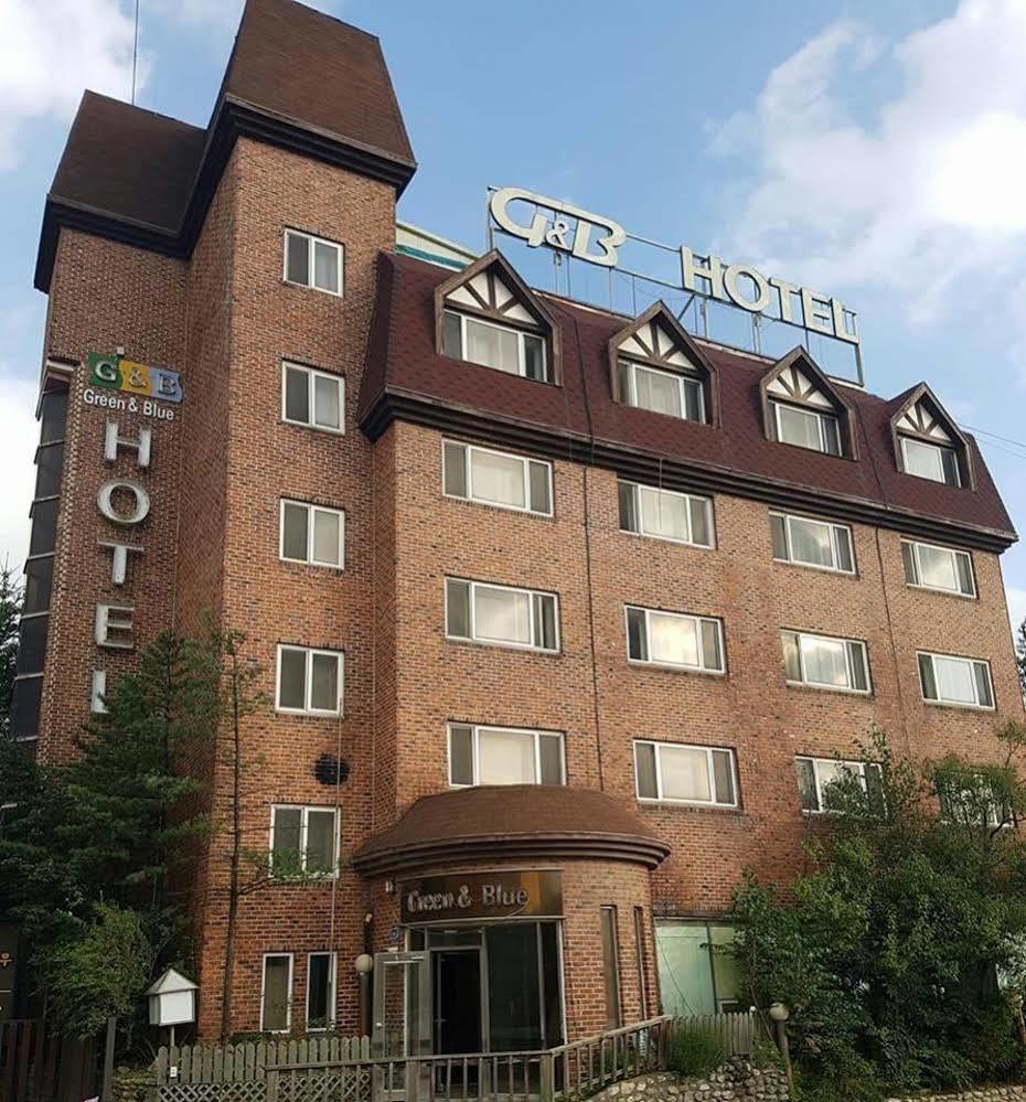 Green And Blue Hotel Pyeongchang Esterno foto